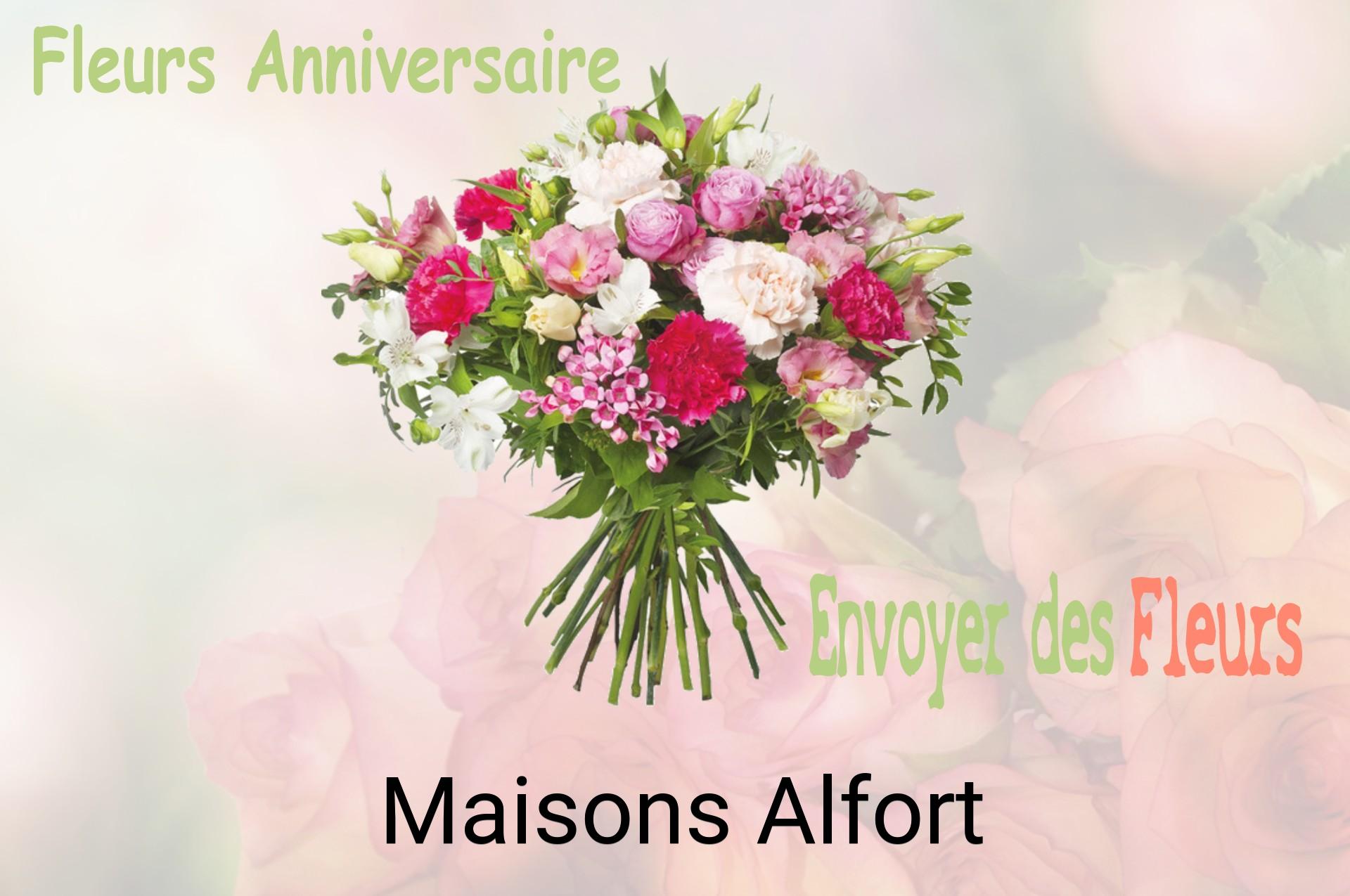 Bouquet de fleurs d’anniversaire livré à Maisons-Alfort