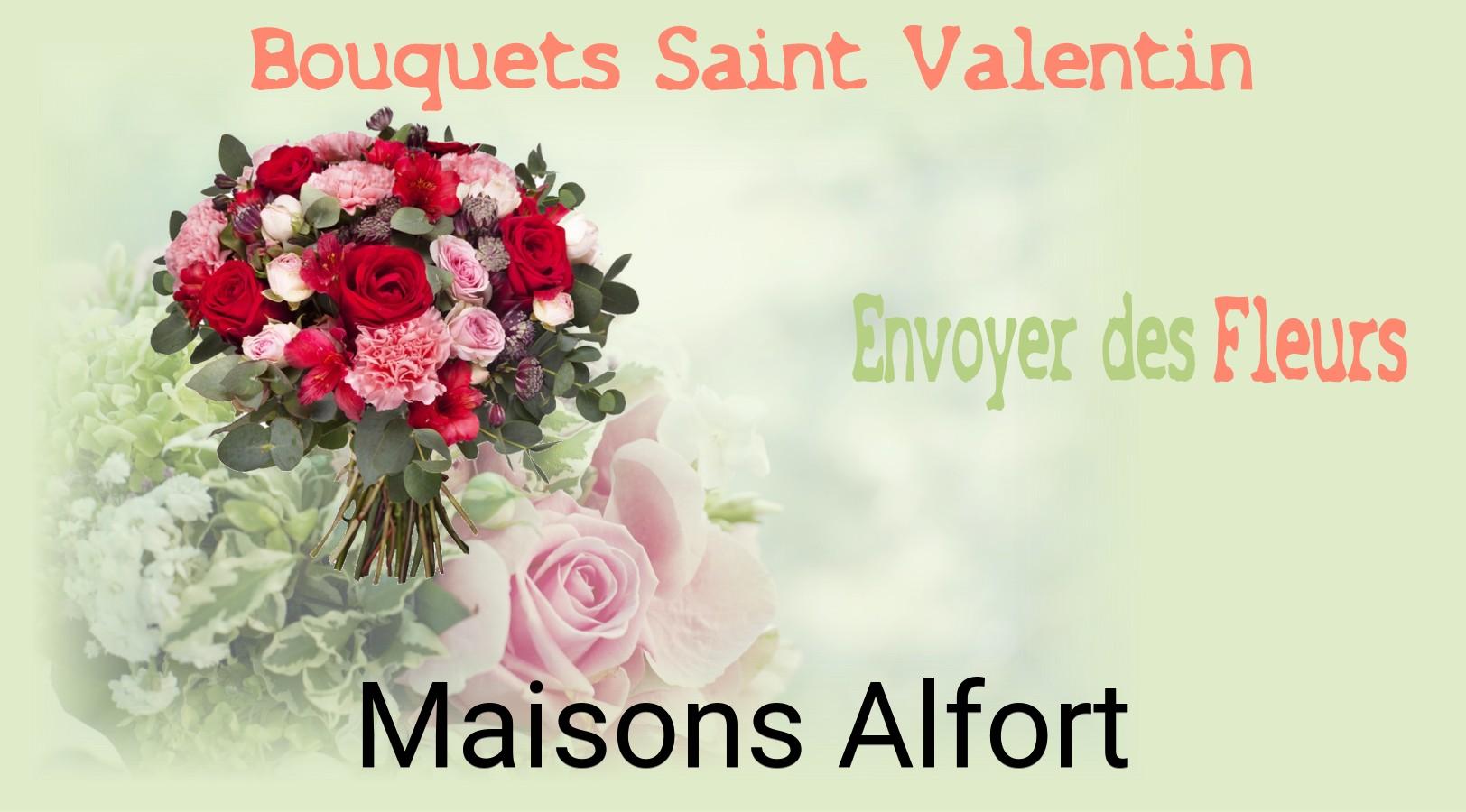Roses de Saint-Valentin livrées à Maisons-Alfort
